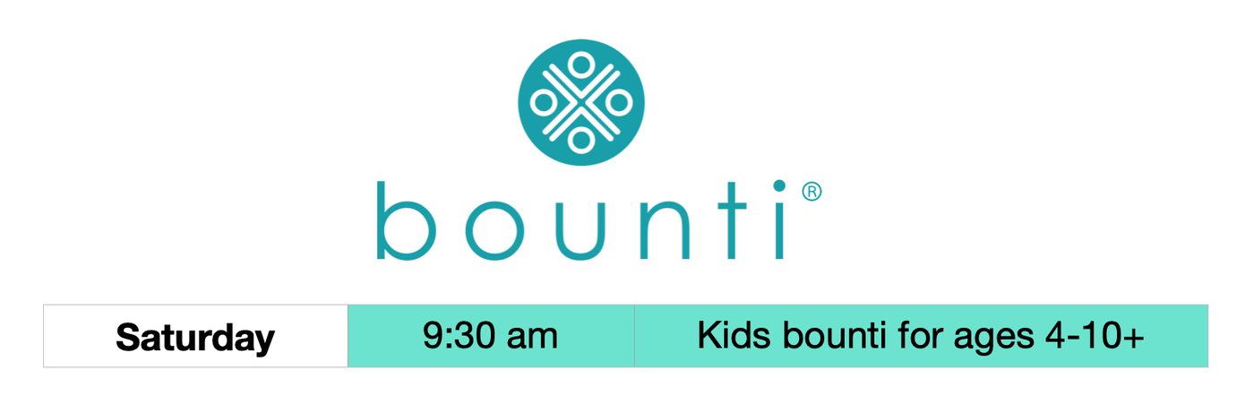 Kids bounti class schedule